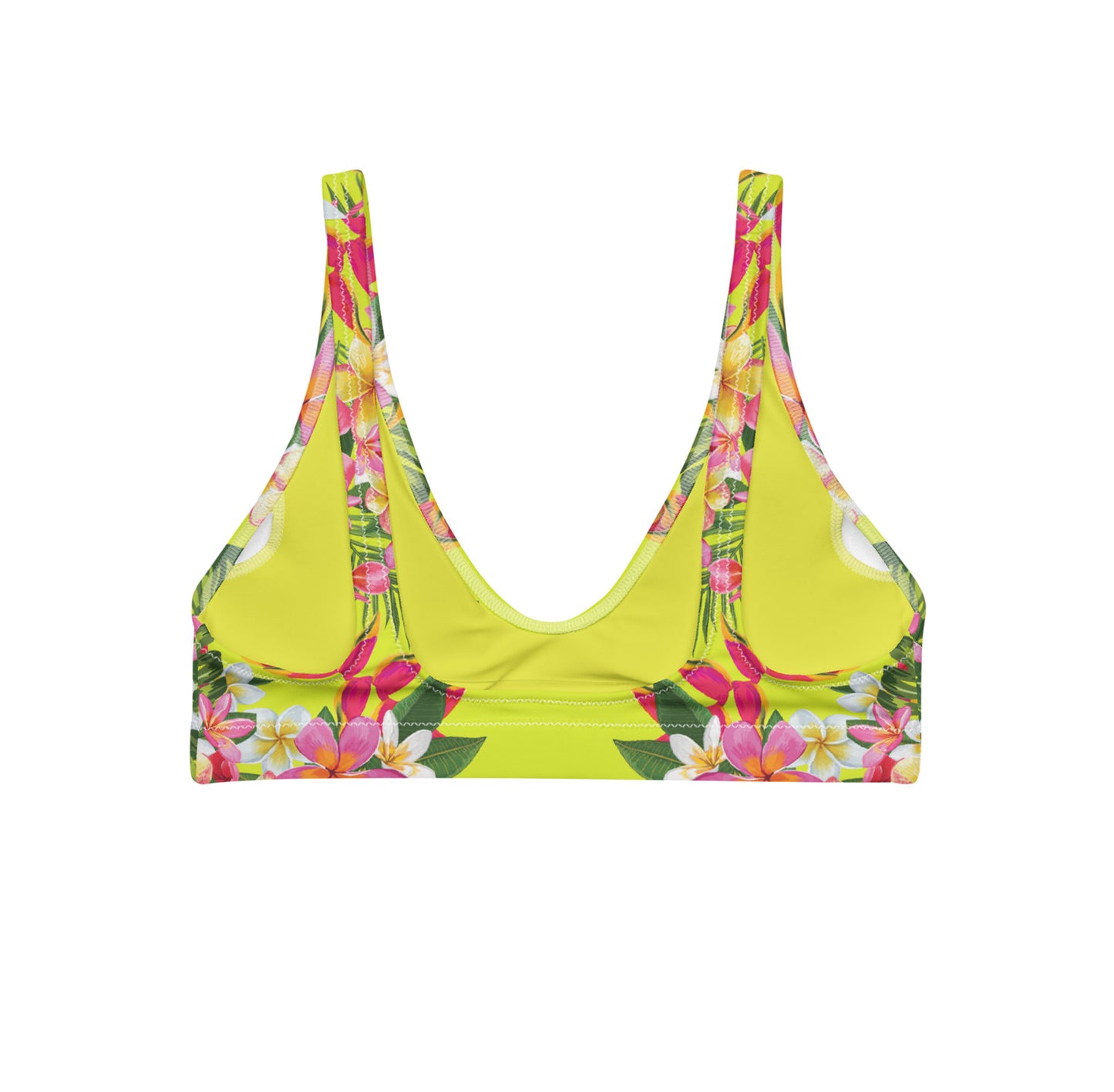 Bikini Top - Yellow - Tropical Paradise