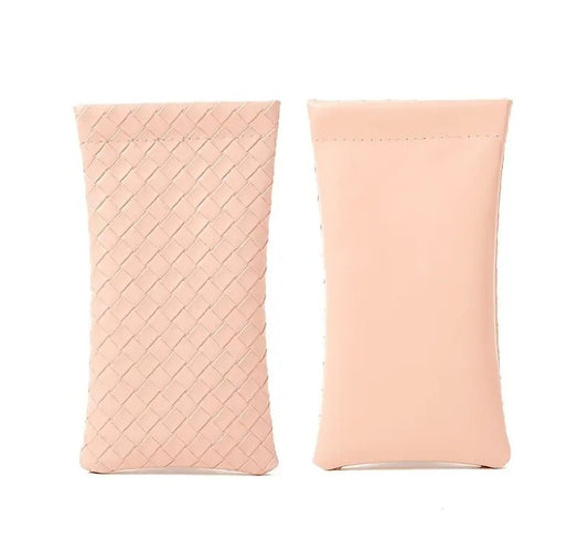 Pink - Vegan Leather Sunglass Case